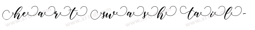 Heart Swash Tail字体转换 Heart Swash Tail字体转换